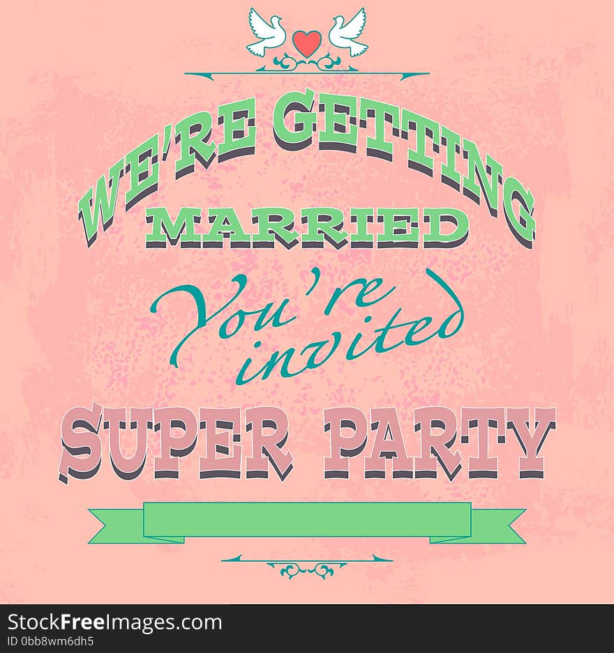 Marriage invited color