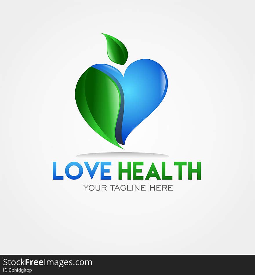 Vector Love Health Logo