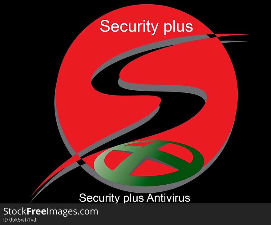 Security plus Anti-virus logo for new anti-virus company