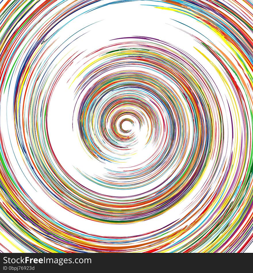 Abstract spiral lines color vector background