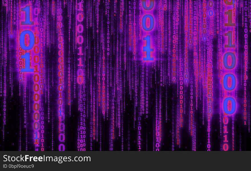 Abstract background with purple digital lines. Abstract background with purple digital lines