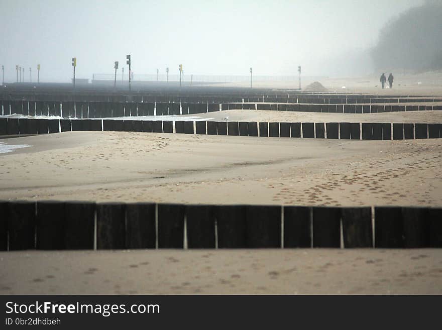 Coast of Baltic Sea in Poland