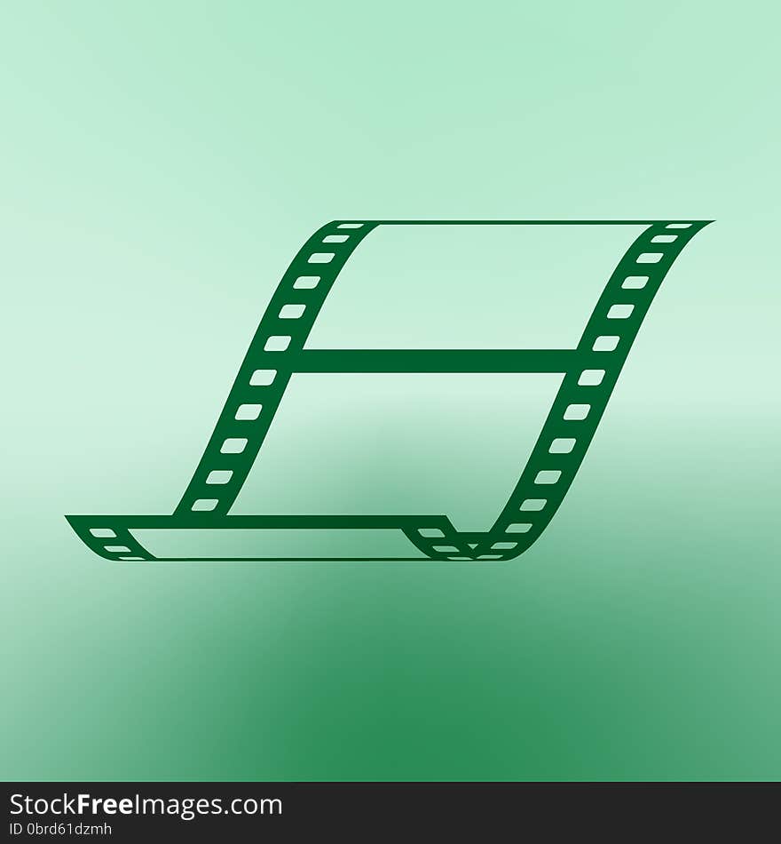 Vector blank film strip