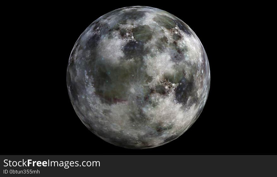 3D Render Of Moon Like Plant Made In Daz 3D Studio 4.9