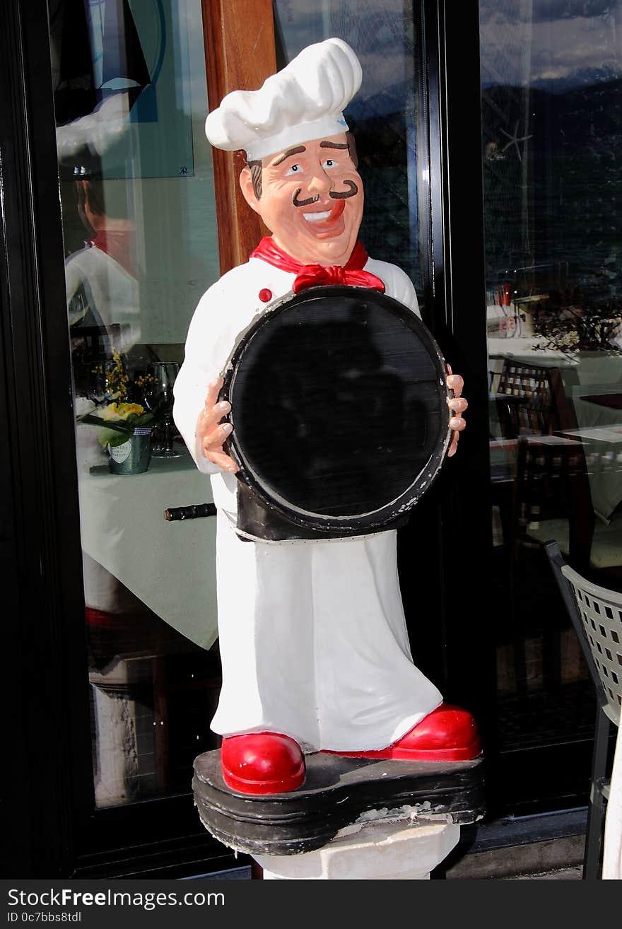 Advertising Figure For Restaurants : The Cook .