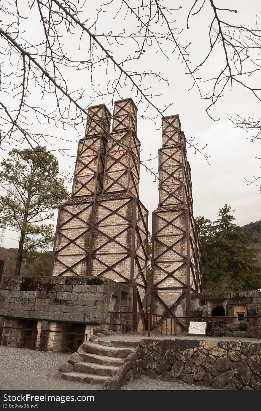 Nirayama Reverberatory furnace in Izunokuni, Shizuoka Japan. Heritage of Industrial Modernization of Japan.