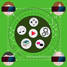 Virtual Reality Royalty Free Stock Photo