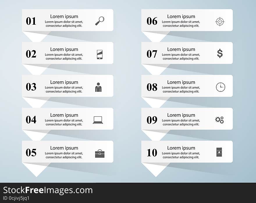 Business Infographics origami style Vector illustration.