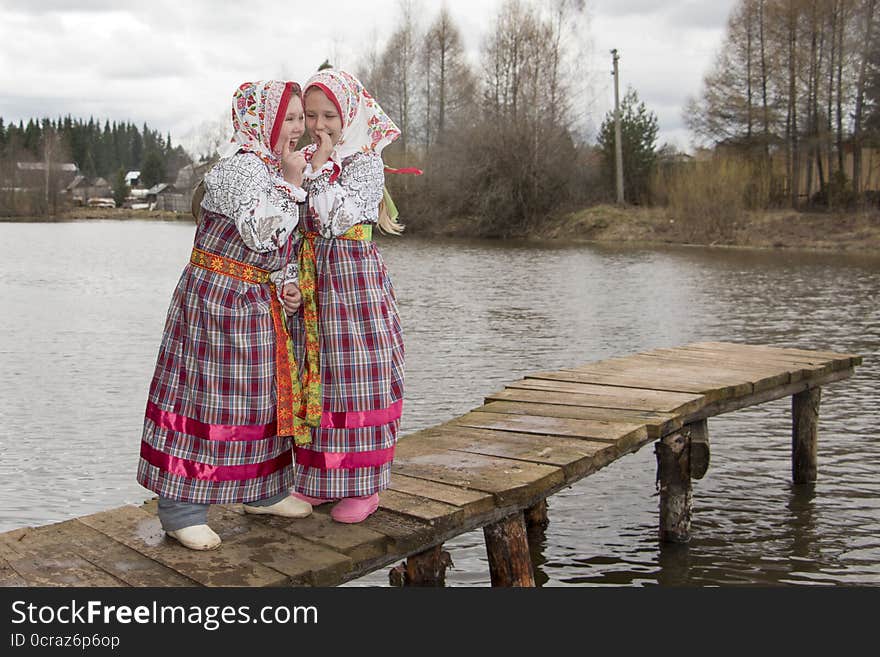 Girl in national dress