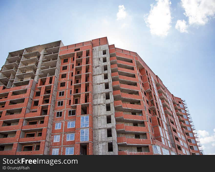 Construction of residential building