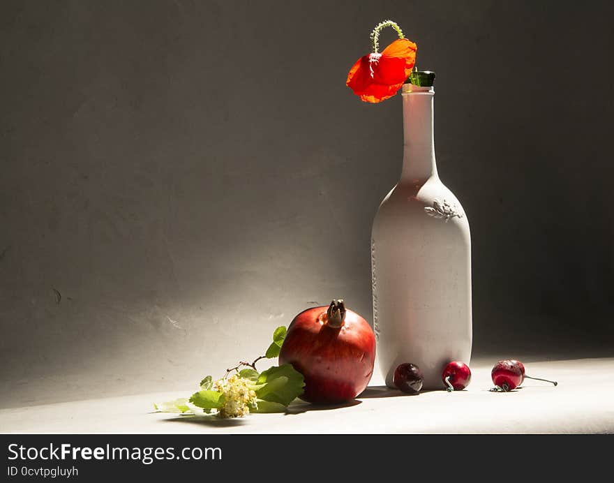 Still-life with a bottle