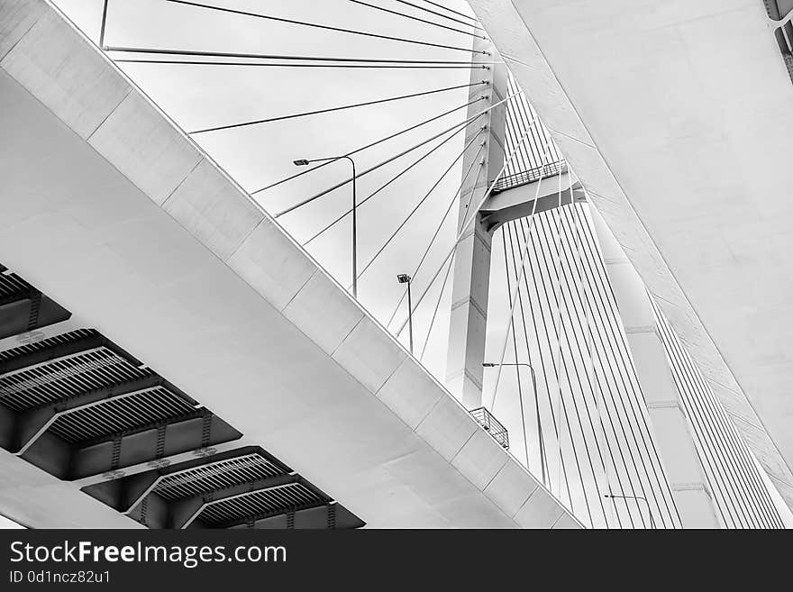 Cable-stayed bridge