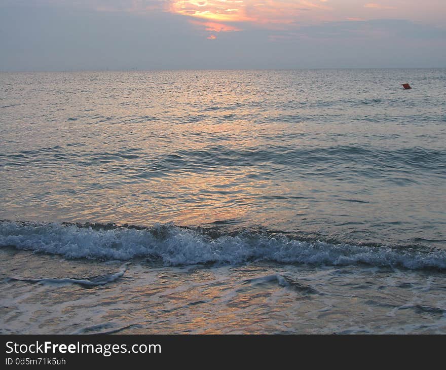 Panoramic View Of The Sea