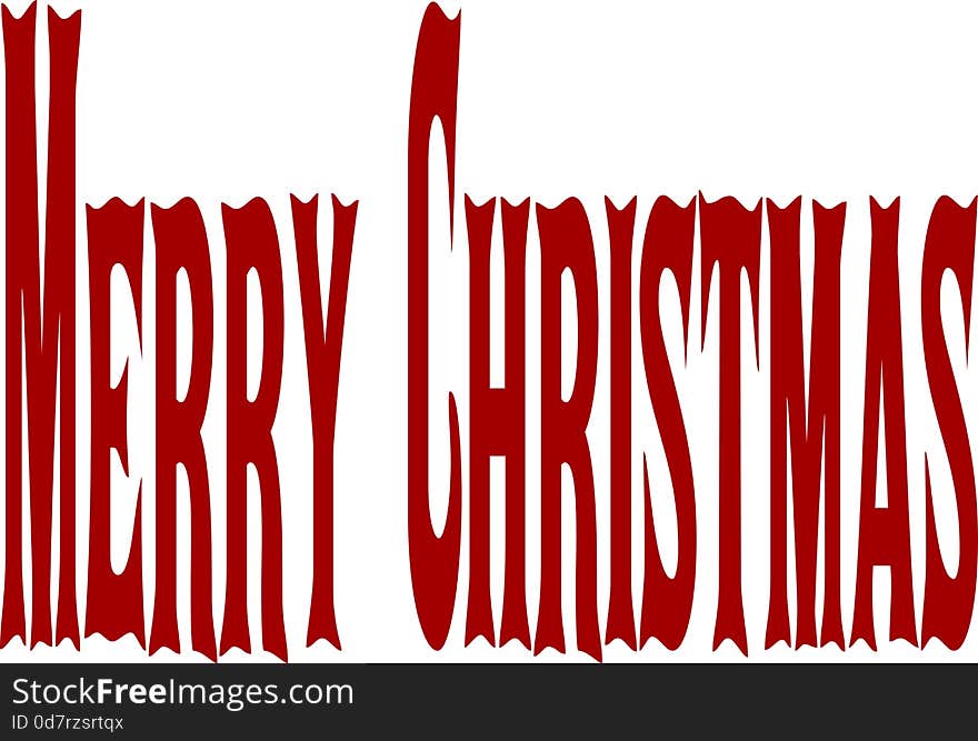 Merry Christmas Writen In English