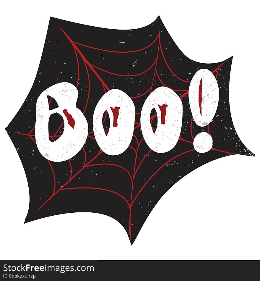 Halloween poster with text inside