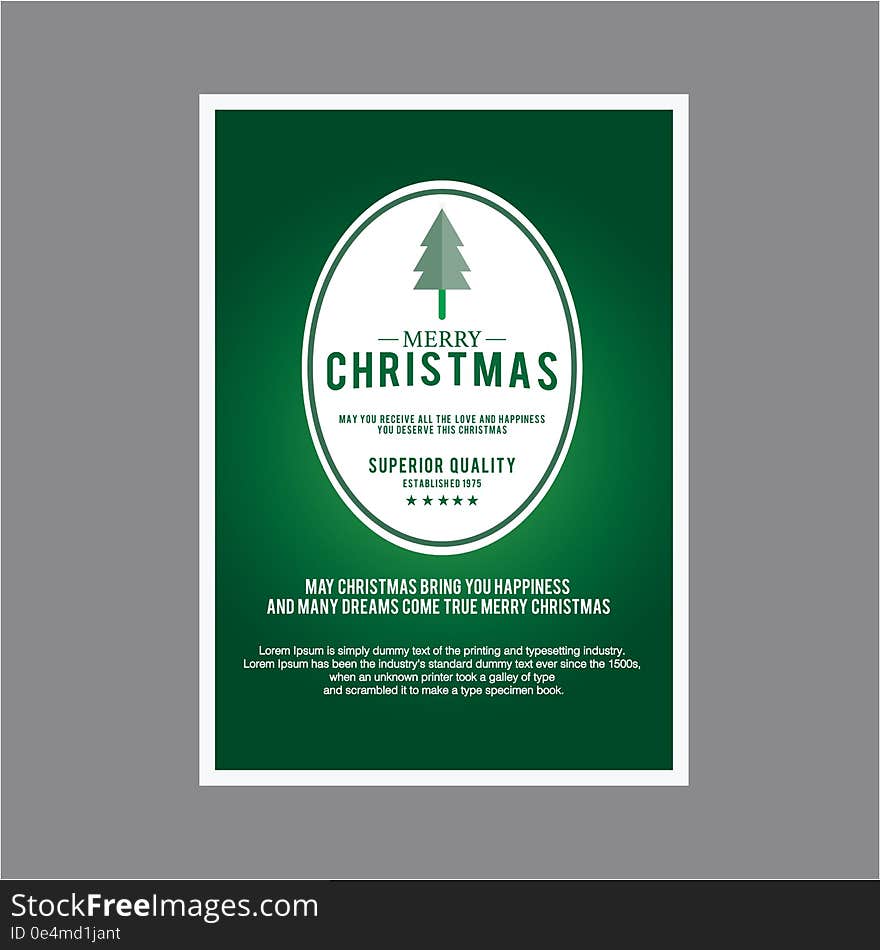 Christmas for card set theme template