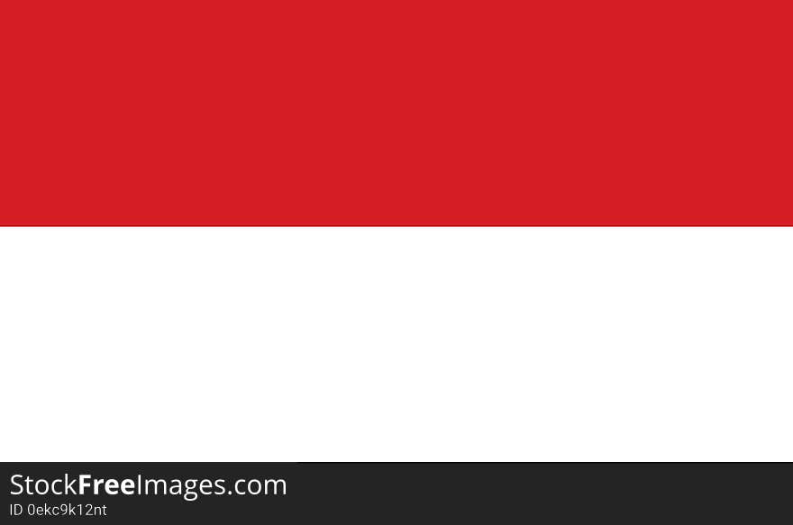 Flag of monaco vector icon illustration