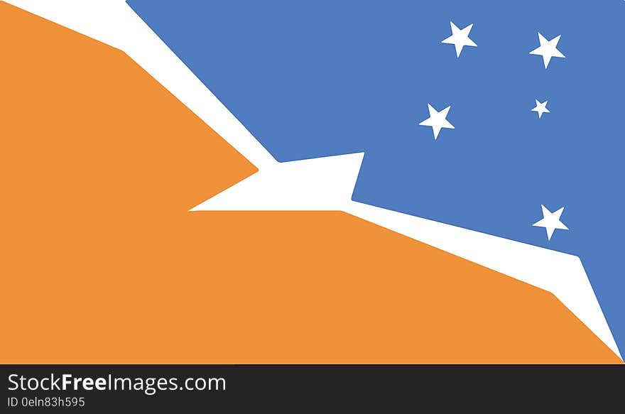 Flag of tierra del fuego province argentina vector icon illustration eps10