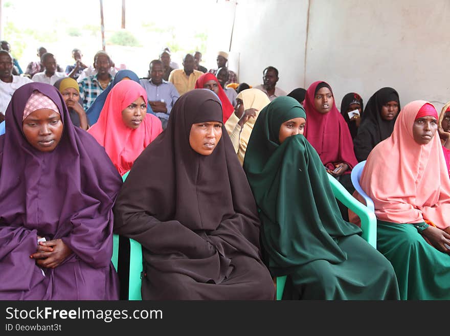 Delegates wait to vote during the electoral process to choose members of the Lower House of the Somali federal Parliament in Kismaayo, Somalia on November 23, 2016. AMISOM Photo/ Barut. Delegates wait to vote during the electoral process to choose members of the Lower House of the Somali federal Parliament in Kismaayo, Somalia on November 23, 2016. AMISOM Photo/ Barut