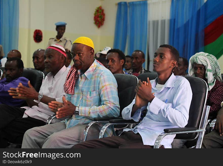 Delegates wait to cast their votes during the electoral process to choose members of the Lower House of the Somali federal Parliament in Baidoa, Somalia on November 23, 2016. AMISOM Photo /Sabir Olad. Delegates wait to cast their votes during the electoral process to choose members of the Lower House of the Somali federal Parliament in Baidoa, Somalia on November 23, 2016. AMISOM Photo /Sabir Olad