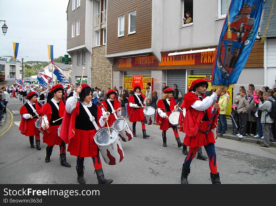 défilé groupe italien