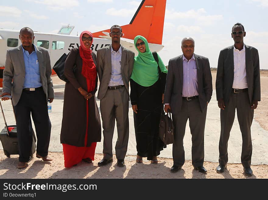 Members of the Federal Indirect Electoral Implementation Team &#x28;FIEIT&#x29; arrive in Cadaado, Galmudug State to assess the progress of the on-going electoral process to choose members of the Lower House of the Somali federal Parliament on November 24, 2016. Members of the Federal Indirect Electoral Implementation Team &#x28;FIEIT&#x29; arrive in Cadaado, Galmudug State to assess the progress of the on-going electoral process to choose members of the Lower House of the Somali federal Parliament on November 24, 2016.