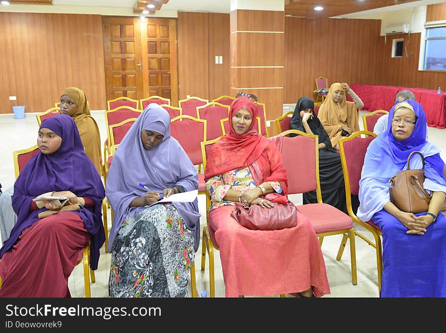 Members of the Federal Indirect Electoral Implementation Team &#x28;FIEIT&#x29; and journalists attend a press briefing on the progress of the ongoing electoral process, addressed by Omar Mohamed Abdulle, the Chairman of FIEIT in Mogadishu, Somalia on November 28, 2016. AMISOM Photo / Omar Abdisalan. Members of the Federal Indirect Electoral Implementation Team &#x28;FIEIT&#x29; and journalists attend a press briefing on the progress of the ongoing electoral process, addressed by Omar Mohamed Abdulle, the Chairman of FIEIT in Mogadishu, Somalia on November 28, 2016. AMISOM Photo / Omar Abdisalan