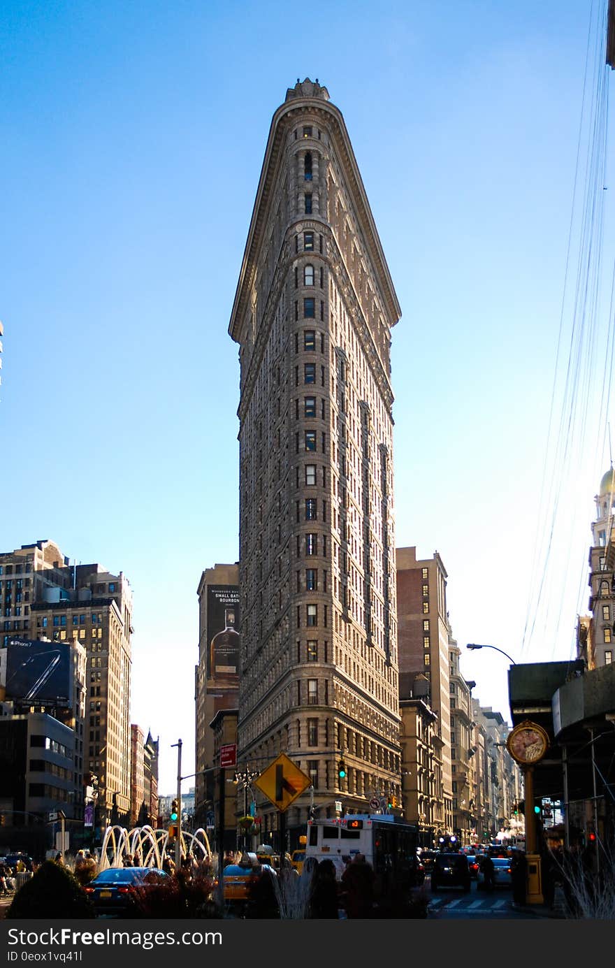 Flatiron Building at 175 Fifth Avenue in the borough of Manhattan, New York City.