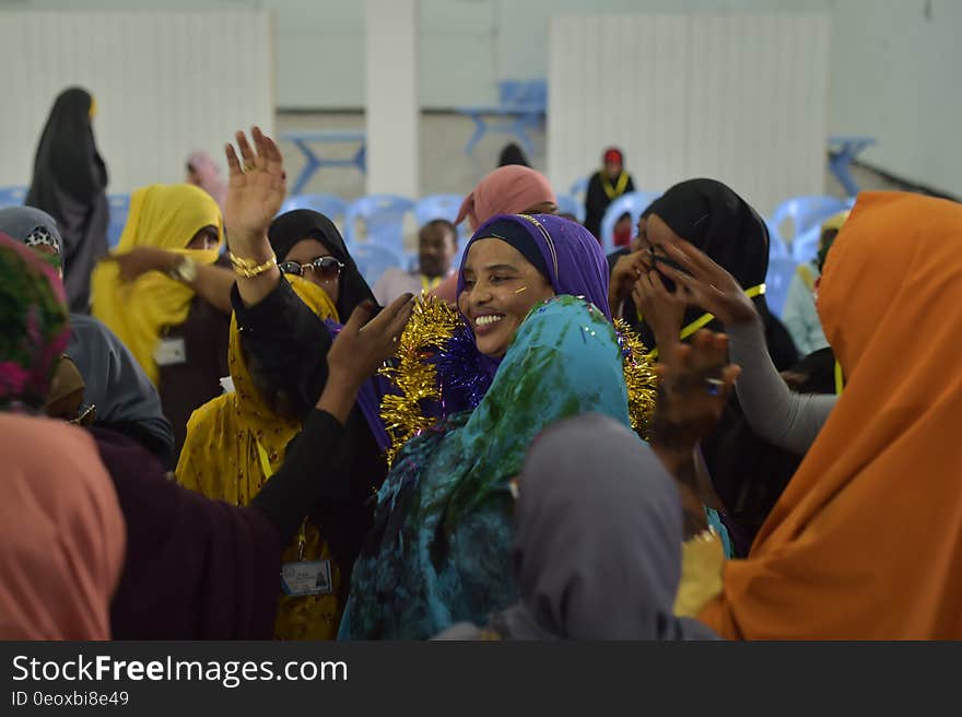 Yurub Ahmed Raabi, the winner of a seat in the House of the People, celebrates with delegates who voted for her in Mogadishu, Somalia, on December 6, 2016. Somalia is currently electing members to the House of the People, who will then go on to elect Somalia&#x27;s new president along with the Upper House of parliament. AMISOM Photo / Tobin Jones. Yurub Ahmed Raabi, the winner of a seat in the House of the People, celebrates with delegates who voted for her in Mogadishu, Somalia, on December 6, 2016. Somalia is currently electing members to the House of the People, who will then go on to elect Somalia&#x27;s new president along with the Upper House of parliament. AMISOM Photo / Tobin Jones