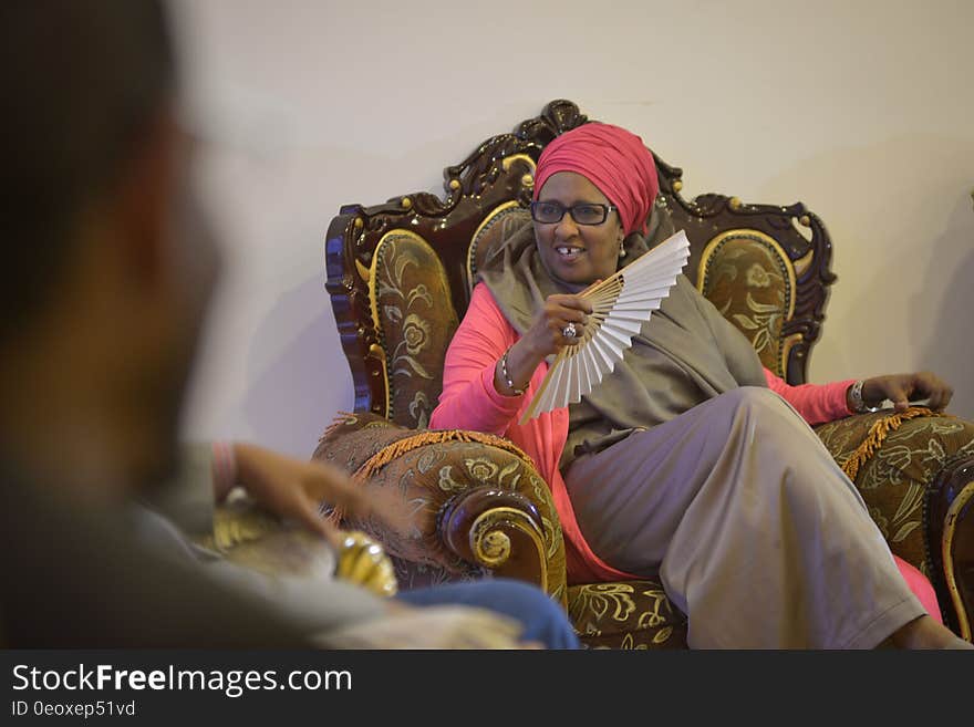 Chairman of Somalia&#x27;s National Independent Electoral Commission, Halima Ismail Ibrahim, speaks with AMISOM Senior Political Affairs Officer, Haji Ssebirumbi Kisinziggo, at a meeting in Mogadishu, Somalia, on December 11, 2016. AMISOM Photo / Tobin Jones. Chairman of Somalia&#x27;s National Independent Electoral Commission, Halima Ismail Ibrahim, speaks with AMISOM Senior Political Affairs Officer, Haji Ssebirumbi Kisinziggo, at a meeting in Mogadishu, Somalia, on December 11, 2016. AMISOM Photo / Tobin Jones