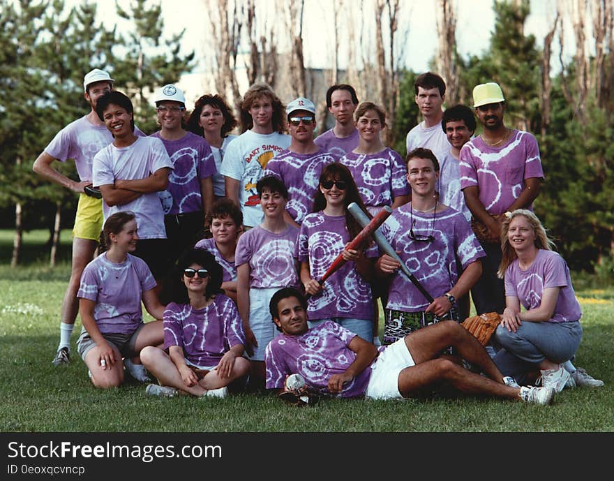 Group picture of the Bell Northern Research softball team in Ottawa, Canada from 1990. Group picture of the Bell Northern Research softball team in Ottawa, Canada from 1990.