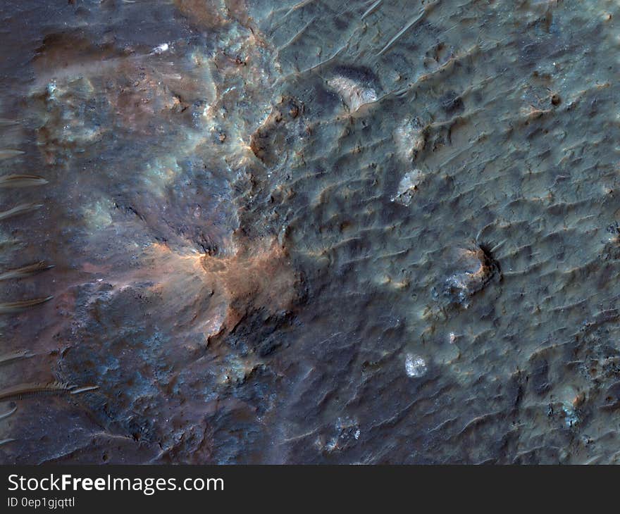 Abstract textures and background of Mars landscape with hills and valleys. Abstract textures and background of Mars landscape with hills and valleys.