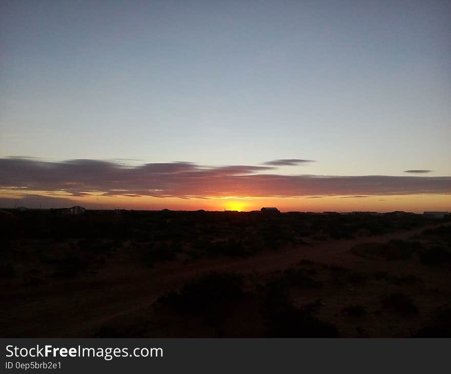 Cloudy Sky during Sunset