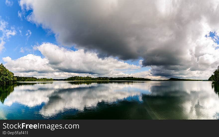 Panoramic Photography of Lake Surrounded by River