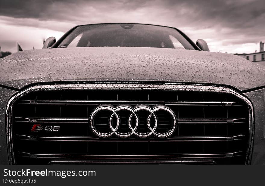 Audi Black and Chrome Grille