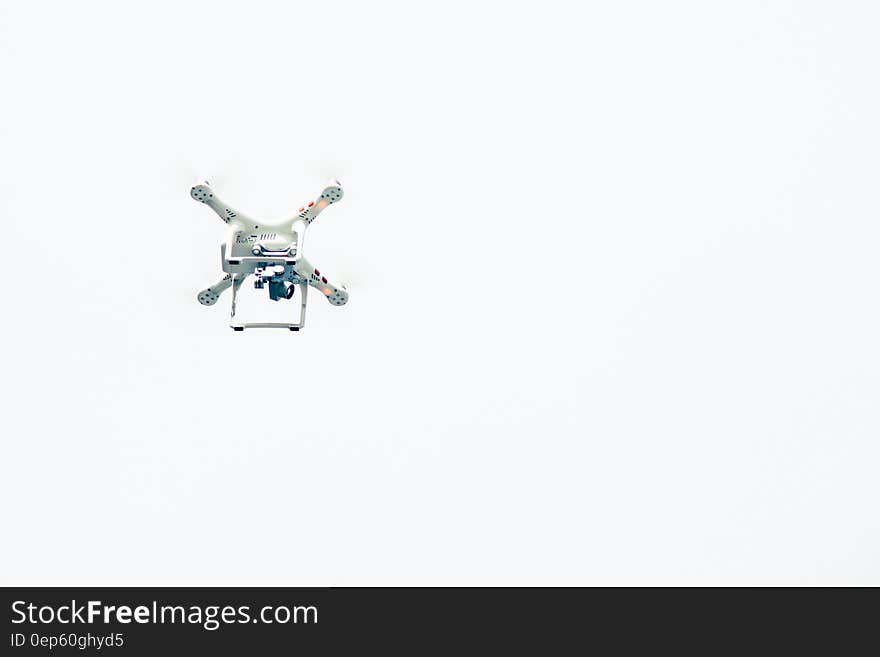 White Quadcopter