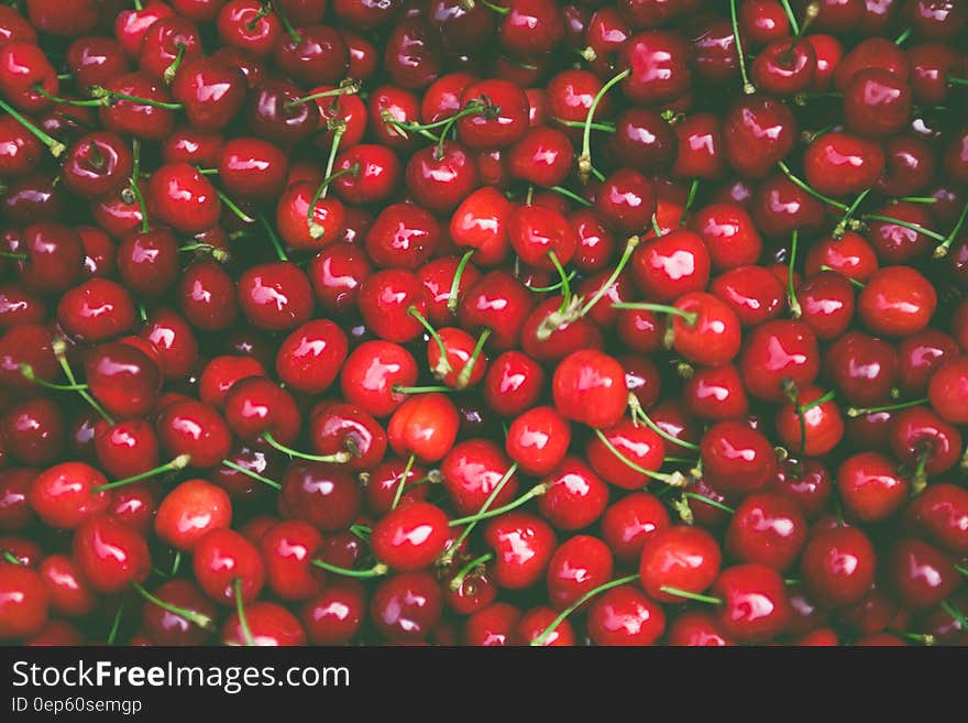 Pile of Cherry Fruit