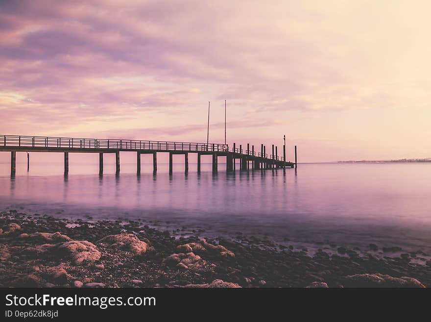 Sea Dock during Golden Hour