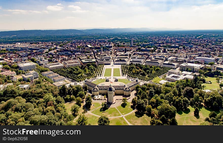 Aerial View of Building during Day