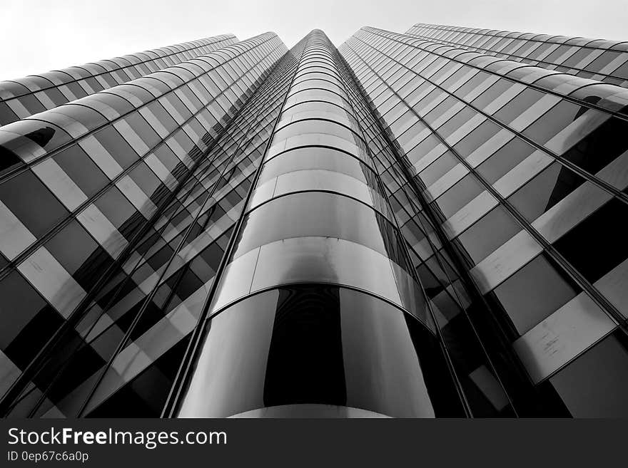 Low Angle Glass High Rise Building