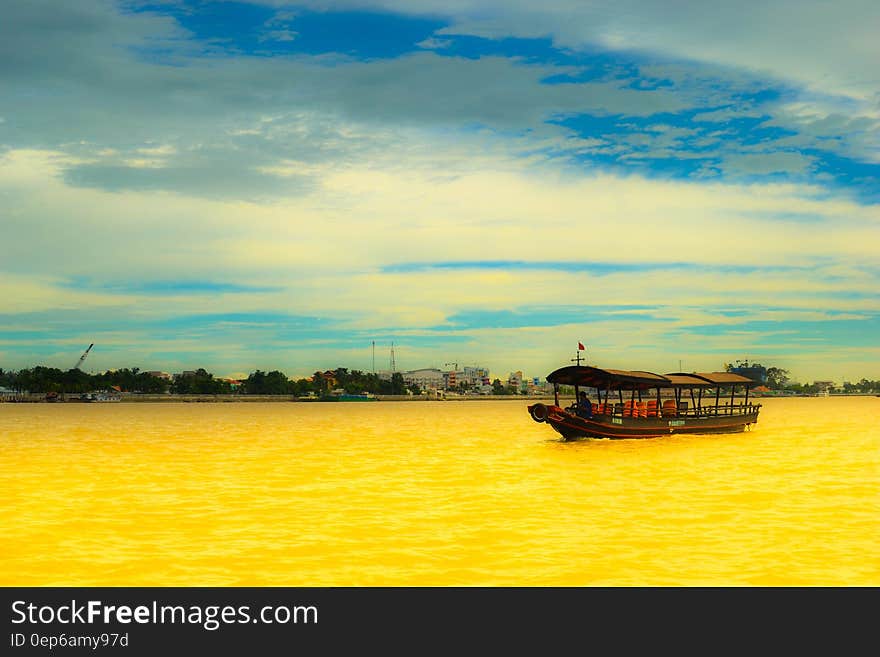 Boat on Yellow River