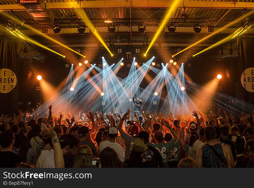 Group of People Inside Disco House