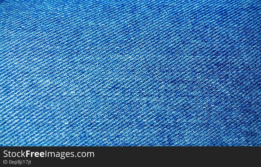 Blue Denim Textile