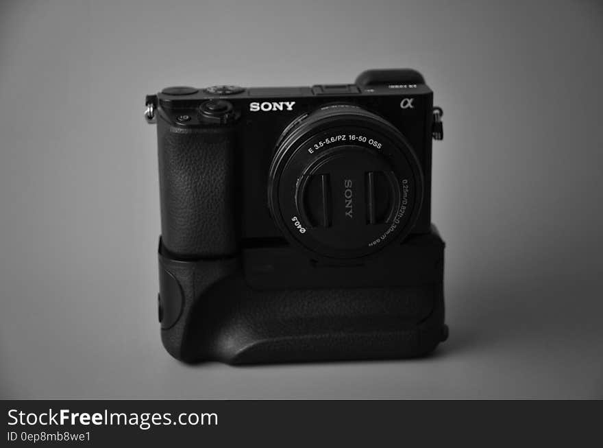 Close Up Photography of Black Sony Camera