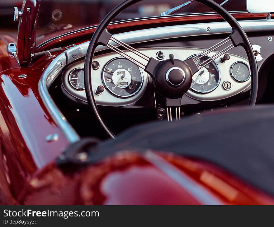 Black Steering Wheel