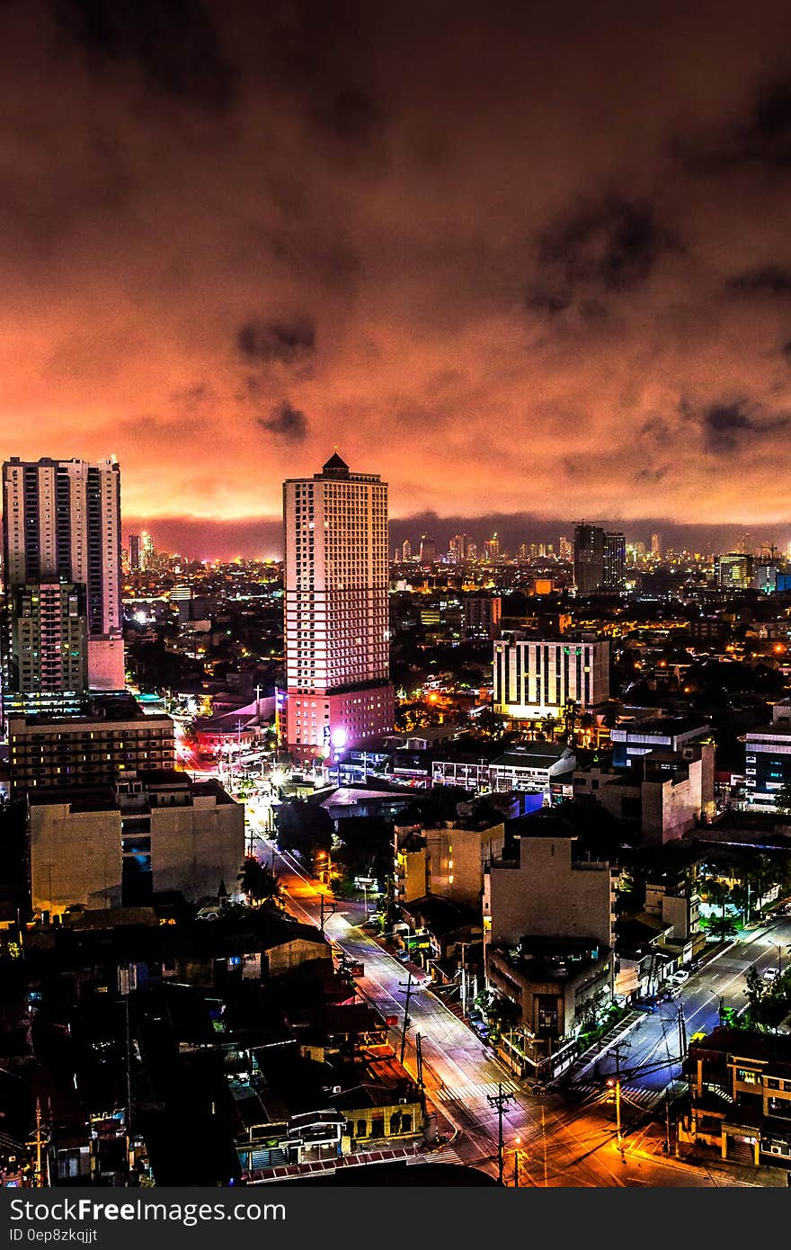 High Angle Photography of High Rise Buildings