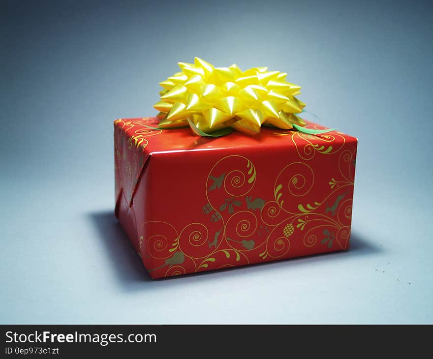 Red and Yellow Gift Wrap