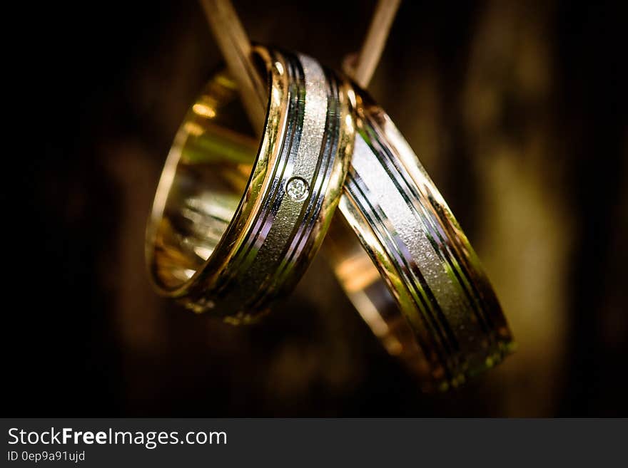 Silver and Gold Couple Ring