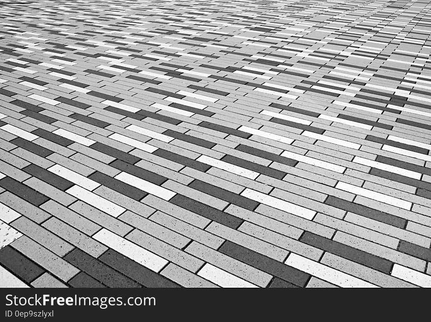 Abstract background from close up of bricks or paving stones in black and white. Abstract background from close up of bricks or paving stones in black and white.