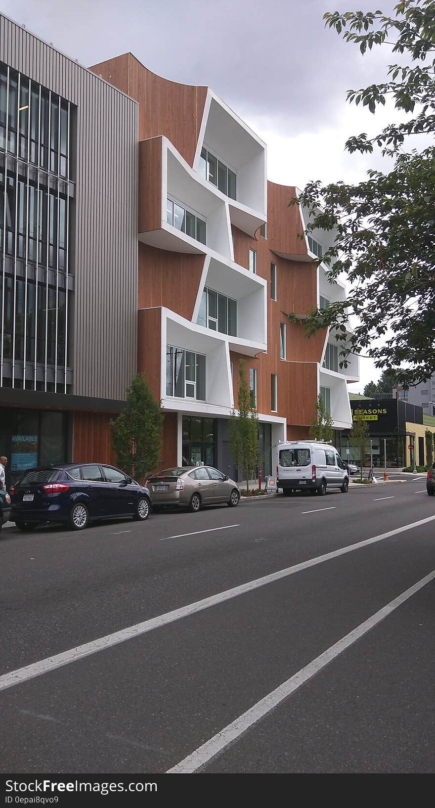 Cars on Street in City